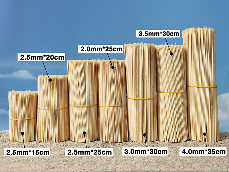 Bamboo sticks, all the requi