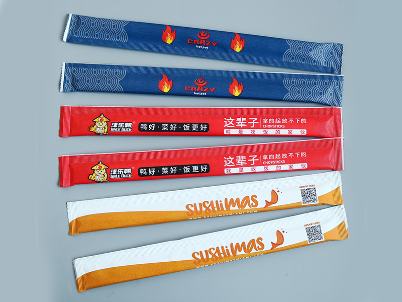 Coated paper chopsticks